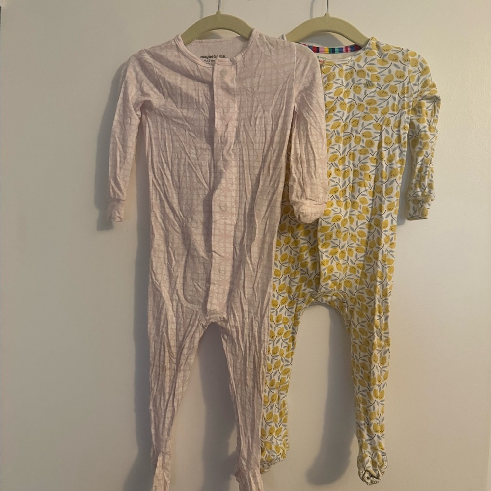 Set of two Magnetic Me onesies
